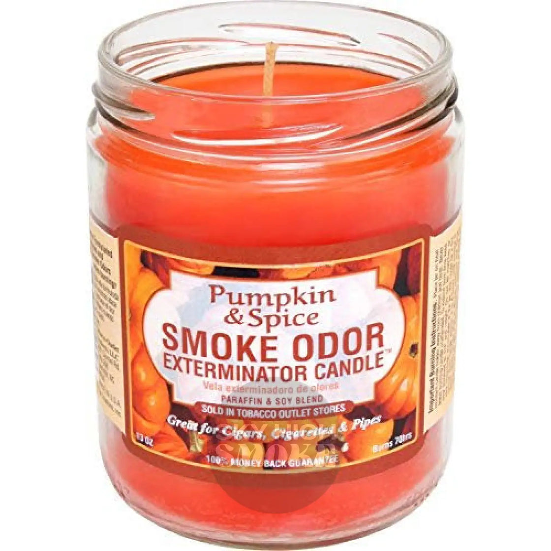 Smoke Odor Exterminator 13 Oz Jar Candle Pumpkin & Spice Control