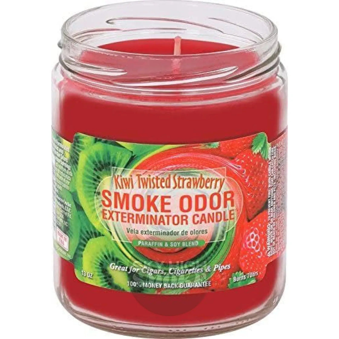 Smoke Odor Exterminator 13 Oz Jar Candle Kiwi Twisted Strawberry Control