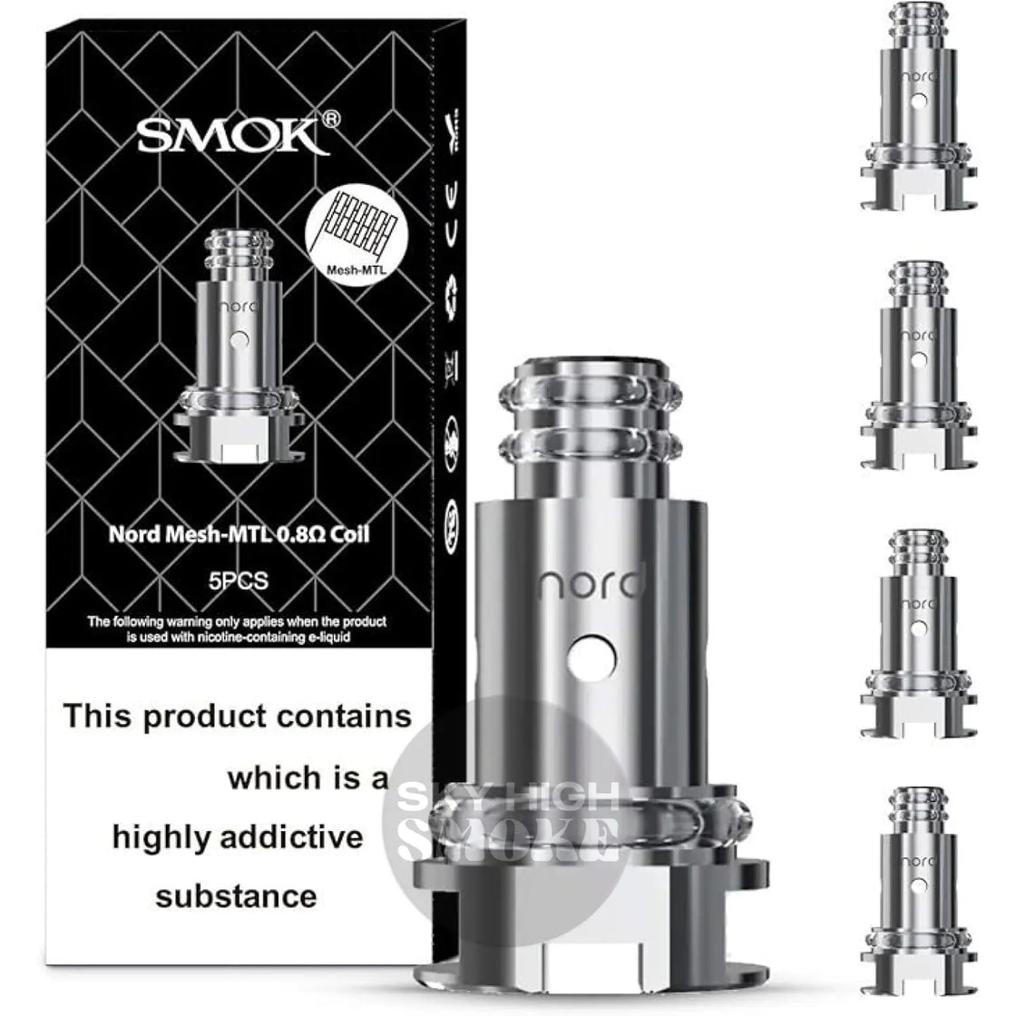 Smok Nord Mesh-Mtl 0.8 Coil General