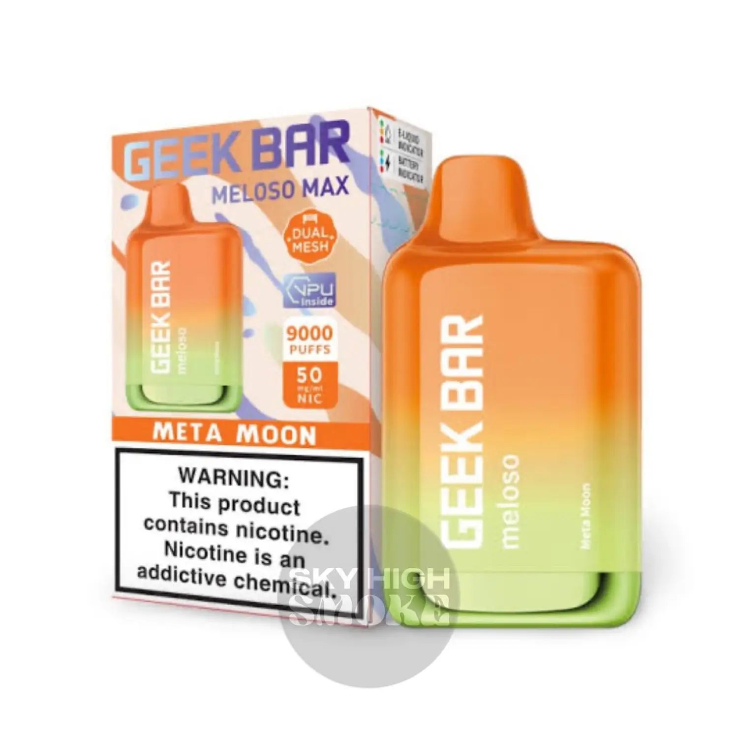 Geek Bar Meloso Max 9000 Disposable Vape 5% Nicotine Vapes