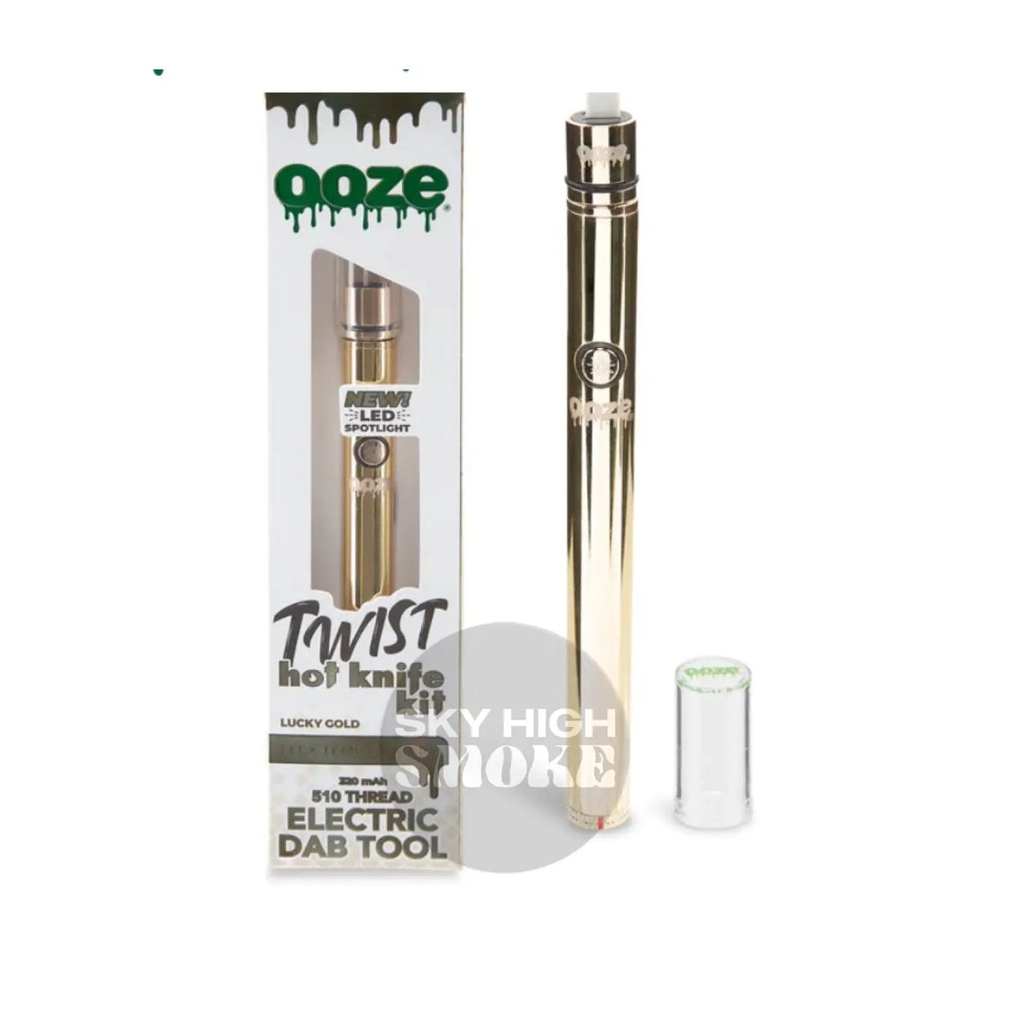 Ooze Twist Hot Knife Kit Gold Dab Rigs