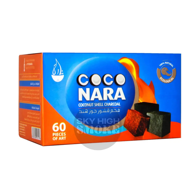 Coco Nara Cocont Shell Charcoal - 60Pcs Hookah