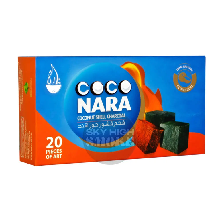 Coconara Coconut Shell Charcoal - 20Pcs Hookah