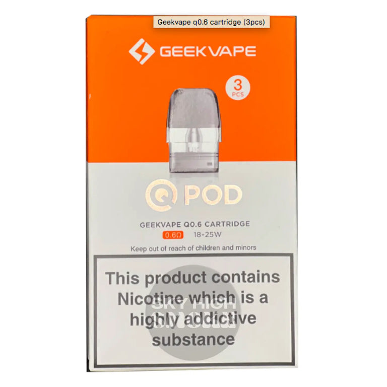 Geekvape Q0.6 Cartridge Replacement Pods & Coils