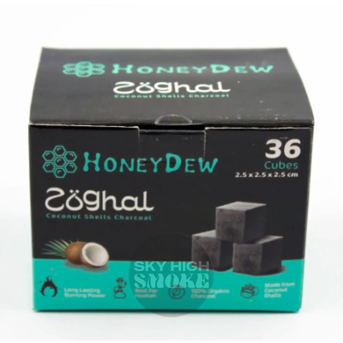 Honey Dew Coconut Charcoal - 18 Cubes Hookah