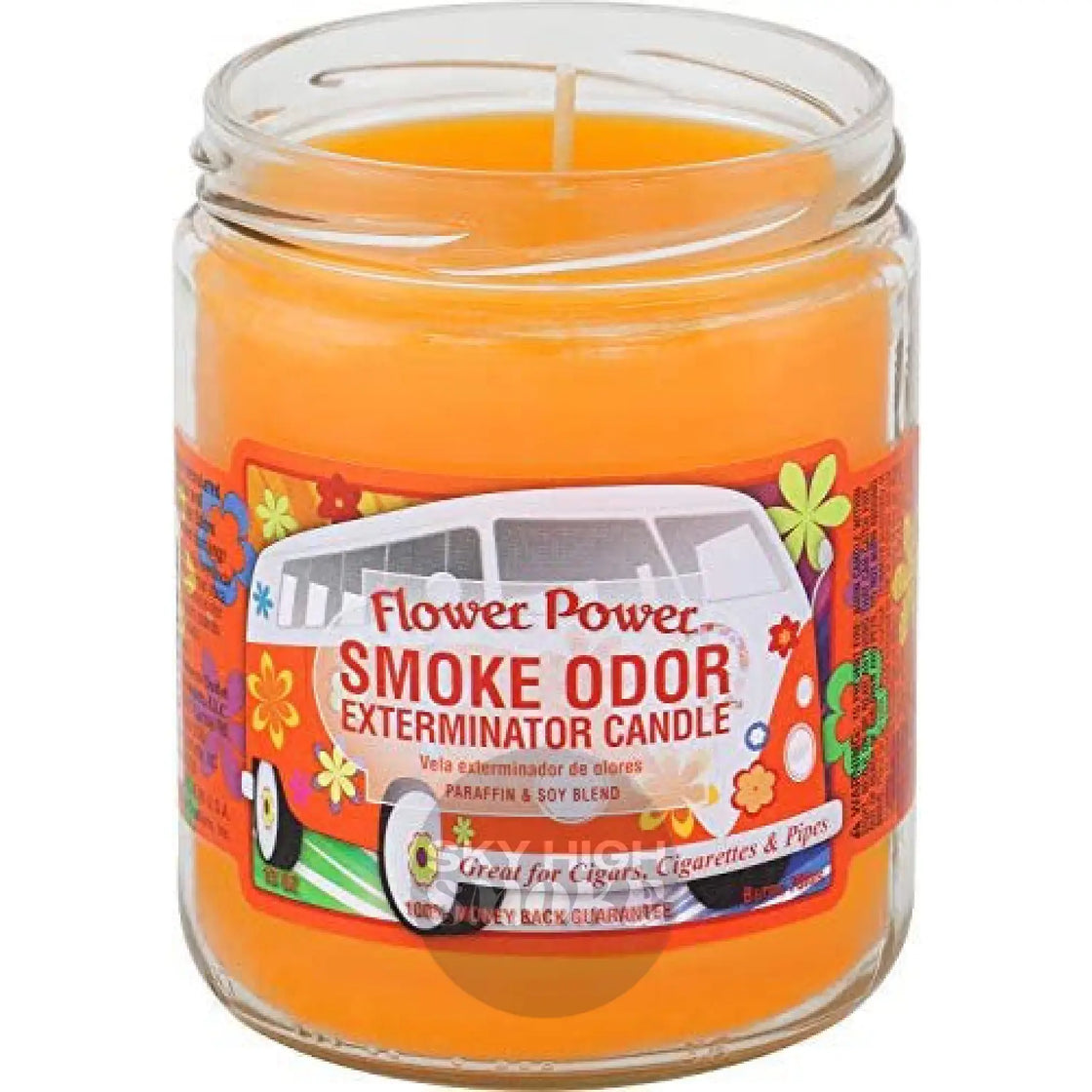 Smoke Odor Exterminator Flower Power Candle 13 Oz Ounce Control