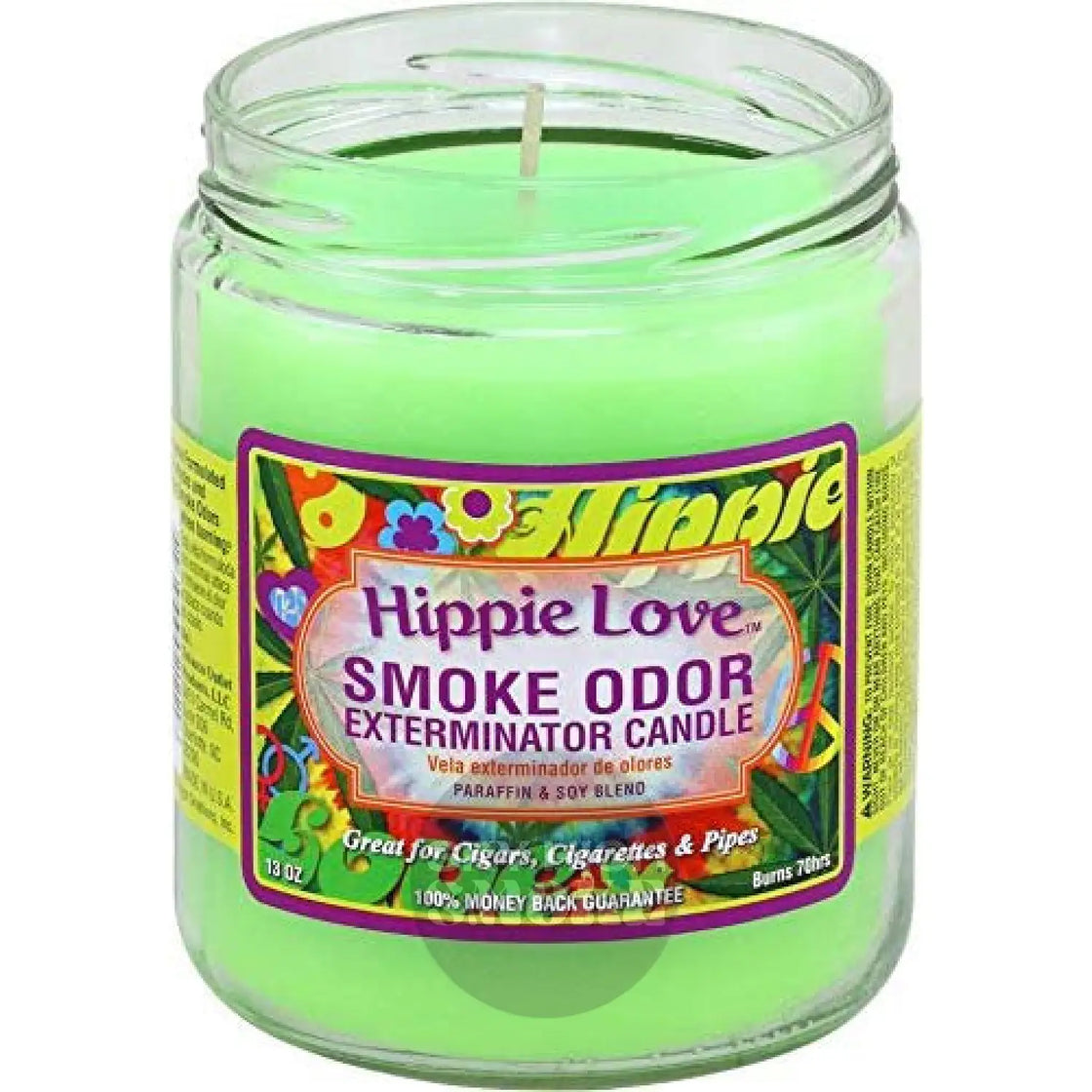 Smoke Odor Exterminator 13 Oz Jar Candle Hippie Love Control