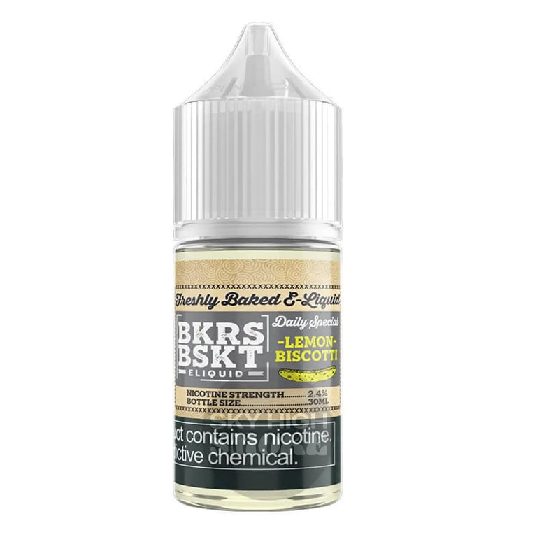Bkrs Bskt By Mrktplce Eliquids Salt - Lemon Biscotti E - Liquid