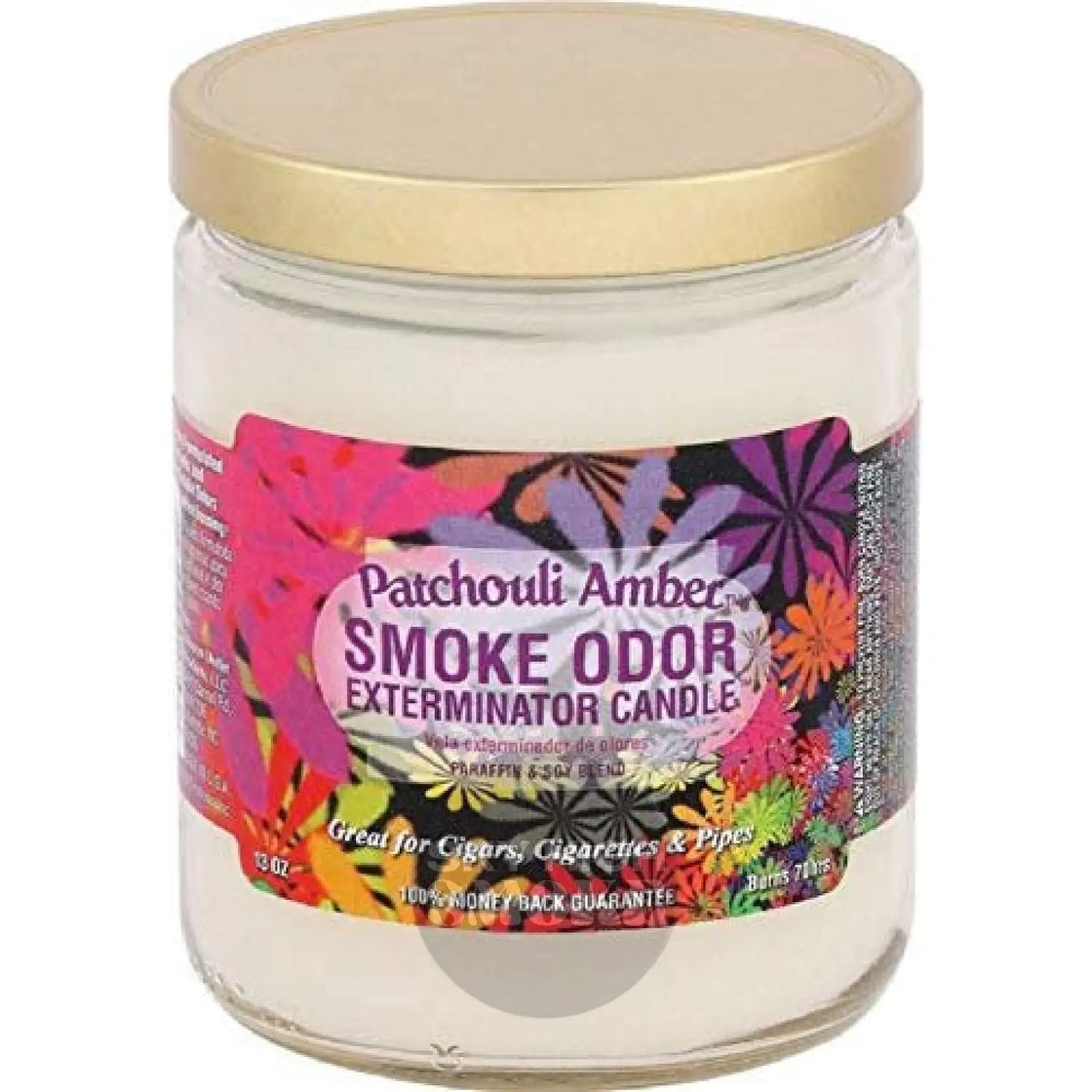 Smoke Odor Exterminator 13 Oz Jar Candle Patchouli Amber Control