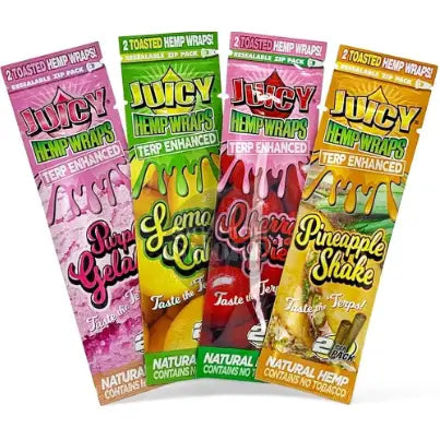 Juicy Hemp Wraps Terp Enhanced Hemp Wraps