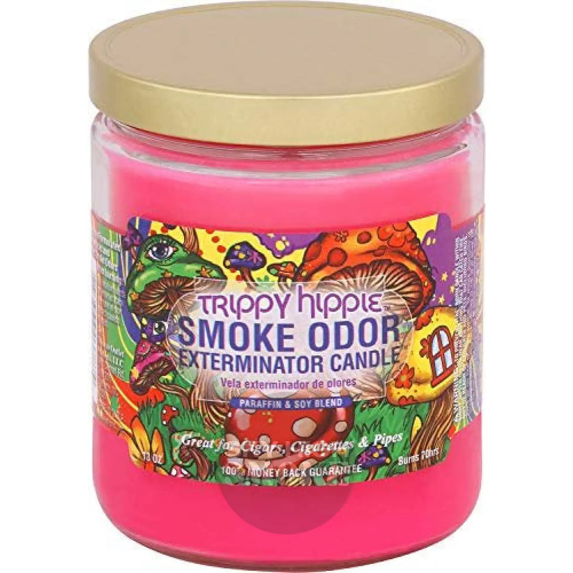 Smoke Odor Exterminator 13 Oz Jar Candle Trippy Hippie Control