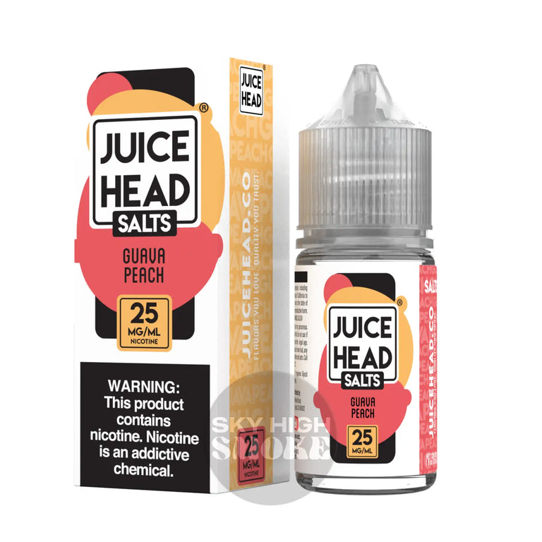 Juice Head Salts - Guava Peach 30Ml E - Liquid