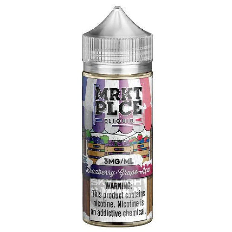 Mrktplce Eliquids - Iced Brazberry Grape Acai E - Liquid