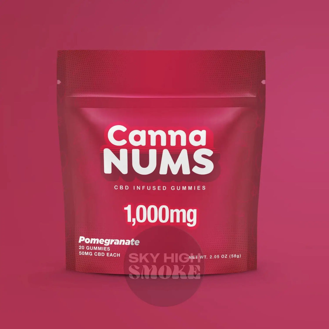 Pomegranate Cbd Infused Gummies